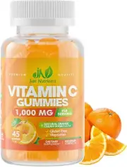 Vitamin C 1000mg Gummies with Zinc & Herbal Extracts – Immune Support for Adults