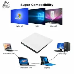 清倉促銷 適用於 PC 筆記本電腦 Mac 的外置超薄 USB 3.0 DVD 驅動器 DVD ± RW CD-RW