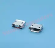 2x Micro USB Socket Port 5P Female Port SMD Repair Replacement Part (No Pole) D