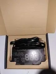 A8 HUD Head Up Display OBD2 5.5" Screen MPH/KM Vehicles Speed Warning System