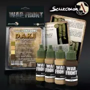 D. a. K German Afrika Korps for Uniforms - Scale 75 - Color Set World War