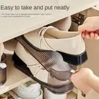 Double Layered Shoe Organizer PP Shoe Holder New Adjustable Shoe Rack Home