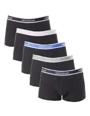 [Mitch Dowd] Plain Cotton Trunk 5 Pack in Black