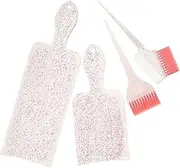 DECOMELODY 1 Set Highlighter Comb Hair Salon Dye Board Hair Foiling Board Hair Highlighting Kit Highlights Hair Color Kit Hair Highlighting Brush Balance Board Hair Color Brush Pink Nylon