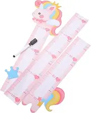 LRXIYODE 1Set Creative Cartoon Animal Height Measurement Sticker for Removable Wall Decal for Decor No Residue Easy to Apply Fun Growth Chart for Boys