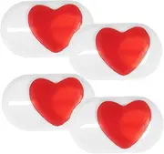 HOMSFOU 4pcs Love Shaped Privacy Cover for Mobile Phones and Laptops Security Slider Camera Cover Durable Insulated Accessories for Enhanced Device Privacy