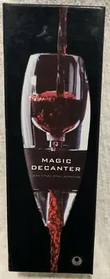 Fast Quick Magic Decanter Red Wine Aerator Set Breather W/ Base Gift Boxed