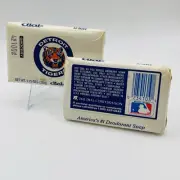 2 Unopened Vintage Travel Bar Soap 80's Detroit Tigers Old Logo ML Baseball Dial
