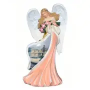 The Bradford Exchange #7: 'Amaryllis Angel' Sculpture by Thomas Kinkade 7.5"