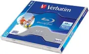 Verbatim 43712 BD-R 6x 25GB Blu-ray Printable Jewel Case