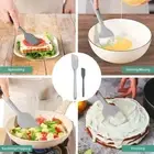 4 pcs Silicone Flexible Scraper Heat Resistant Rubber Spatula Kitchen