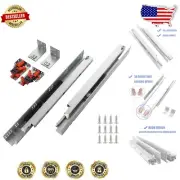 Alloy Steel 6 Pairs 15 Inch Soft Close Undermount Drawer Slides with Accessories