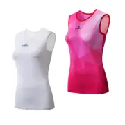 Women's Cycling Vest Top Coolmax Fitness Running Sport Vest Sleeveless Shirt
