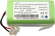 [CAESEA] 14.4V 2600mAh Replacement Battery for Eufy RoboVac G10, G30, RoboVac 15C, RoboVac 11, 11C, 11S, Deebot N79 N79S - 2-Wire Plug