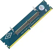 Aswalling Laptop DDR5 RAM to SO DDR5 U-DIMM Desktop Adapter Card, Memory Tester SO DDR5 to DDR5 U-DIMM Converter