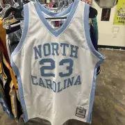 Mitchell & Ness North Carolina #23 Michael Jordan Jersey Size 44-Large Authentic