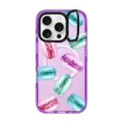 iPhone 16 Pro Impact Ring Stand Case MagSafe Compatible Colorful macarons