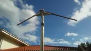137 Mhz V-DIPOLE ANTENNA FOR RECEIVING NOAA WEATHER SATELLITE IMAGES