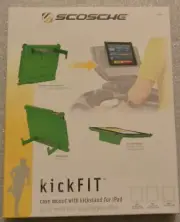 Scosche IPD3KFG kickFIT Case Mount for iPad 2nd, 3rd & 4th Gen w/Kickstand-Green