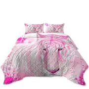 Animal Painting Hot Pink Tigress Coverlet