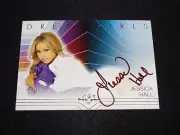 2017 Benchwarmer JESSICA HALL Dreamgirls #27 Gold Foil Autograph PLAYBOY Sexy