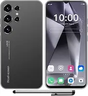 DxDcS S24Ultra 4G Dual SIM Smartphone, 2GB RAM, 32GB ROM/SD 128GB, 4300mAh Battery, 6.3 inch Display, Android 10 OS, Dual 13MP Camera, Face ID, GPS, FM, Bluetooth Mobile Phones (Black)