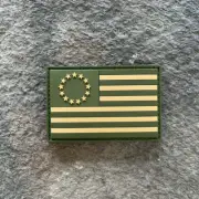 Ryan Weaver Collection: OD Betsy Ross Flag PVC Morale Patch