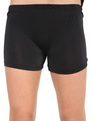 GIRLS HOT PANTS METALLIC PLAIN PRINT Hot Pants Short Disco Party PU Mini Shorts