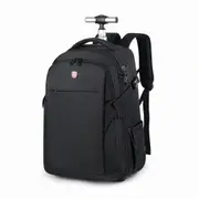 Saron 19" Wheeled Cabin Premium Business Travel Carry-on Luggage Convertible Trolley Backpack