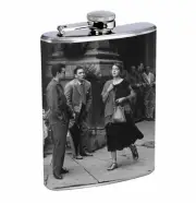 American Girl In Italy 01R Flask 8oz Stainless Steel Hip Drinking Whiskey