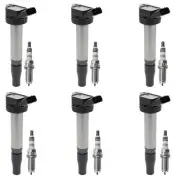 Denso 6 Ignition Coil 6 NGK Iridium Spark Plugs Kit For IS300 RC300 RC350 3.5 V6 (for: Lexus)