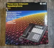 AT&T Three Line Intercom Speaker Phone (843) - New in Box, Black