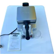 NWOB WARING PRO Four Square Professional Belgian Waffle Maker WMS200 New No Box
