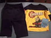 Thomas the Train Boy's 2 Piece Outfit, Size 18 or 24 Months -New with Tag