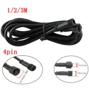 1M 2M 3M 2/3/4/5Pin Extension Cables For LED Decking Stairs Lights Power Cord