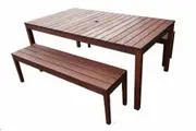 Supreme 1.8m 3 Piece Outdoor Dining Set