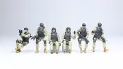 (Pre-Order) US Delta Force Helicopters 4 Riders & 2 Pilots 1:35 Pro Built Model