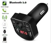 Handsfree Wireless Bluetooth Car Kit FM Transmitter Radio MP3 Player USB Charger