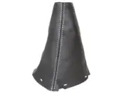 Gear Boot For Toyota Avensis 5 Speed 2003-08 Leather White Stitching