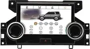 Brilluxa AC Control Panel, LCD Temperature Screen, Compatible with Land Rover Discovery 4 LR4 L319 2009‑2016, 7in Car AC Control LCD Touch Screen Replacement