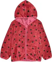 [Caihoyu] Girls Sherpa Lined Fall Baby Girl Clothes Toddler Girl Light Jacket