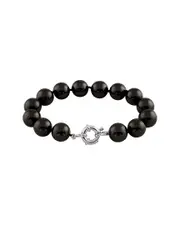 Splendid Pearls Silver 12-13mm Shell Pearl Bracelet