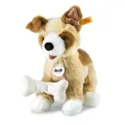 STEIFF EAN 076077 Rico Dog 25cm Brown Soft toy plush gift New