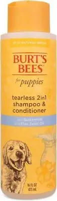 Puppies Natural Tearless 2 in 1 Shampoo and Conditioner - Made with Buttermilk a