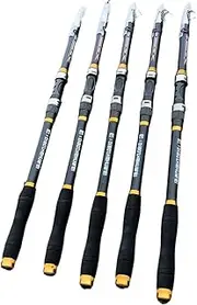 LLEIIshen Telescopic Fishing Rod 2.1M -3.6M Carp Fishing Rod Feeder Hard FRP Carbon Fiber Fishing Pole/1293