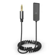 Aux Bluetooth Adapter 5.3 with Built-in Microphone Bluetooth Receiver USB-3.5...