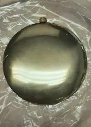 New 3 5/8" Brass Clock Pendulum Bob Protected Polished Face