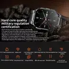 Display Sport Smartwatch with Bt Call Heart Rate Blood Oxygen for Health