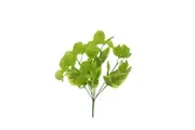 Artificial Fake Leaves Greenery Foliage Branch Leaf Bush Grass Bunch Decor [Design: Leaf Bush - Begonia C (32cm)]