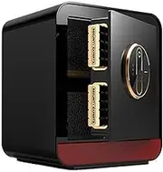 4 Ways to Open Smart Safe,6 MM All-Steel Solid Box Home Small Bedside Safe,External Drawer Office File Cabinet,Touch Screen,3-Sided Ring Lock,Digital Safe for Home Hotels,Restaurants and Office